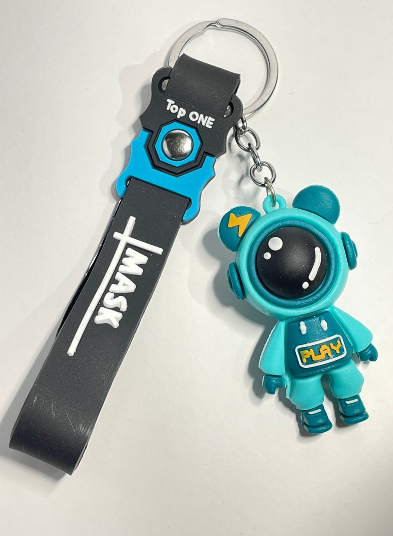 ميدالية مفاتيح كرتونية مميزة اكسسوار أنيق سلسلة مفاتيح بشخصية ديزني رائد فضاء مع شريط يتناسب مع مفاتيح السيارة والمحفظة والحقيبة هدية ابداعية جميلة - Image 3