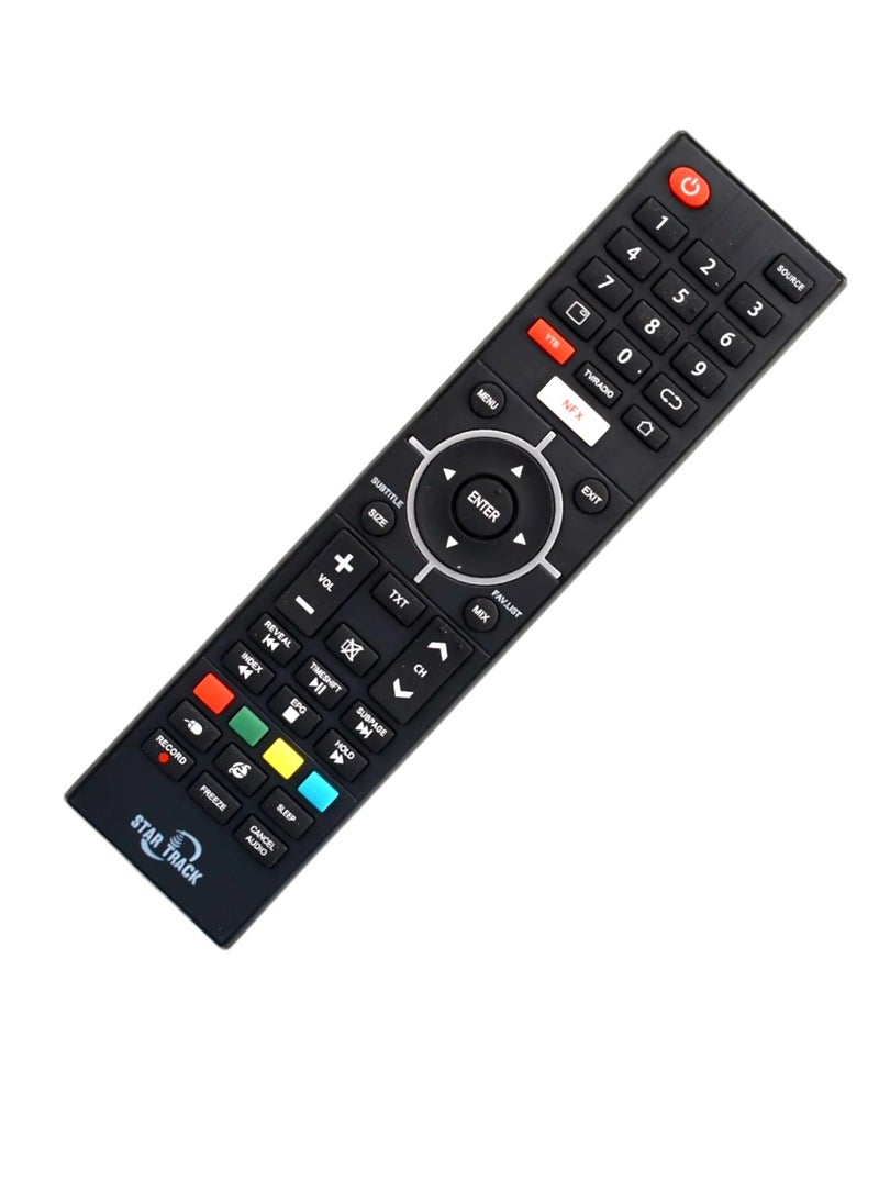 STAR TRACK ORIGINAL REMOTE CONTROL FOR STARTRACK SMART TV , LED , LCD Upgraded Infrared Remote Control with Netflix and YouTube Buttons  - Image 2