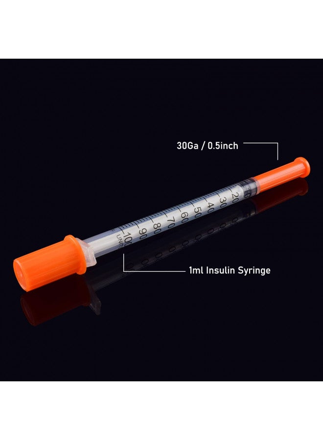 JIBENGAO 1ml/cc Lab Consumables with 30Ga/0.5'' Individually Wrapped (100Pack) - Image 1