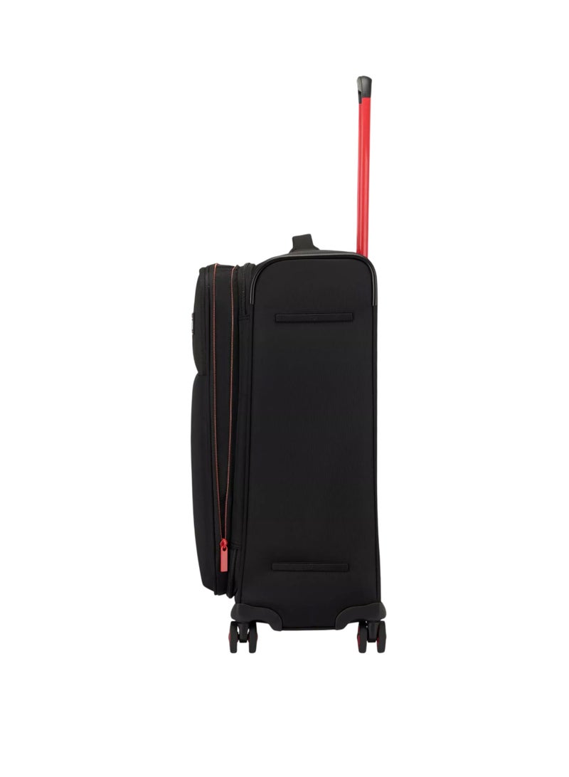 Roncato Fabric Trolley 3 Piece Luggage Set 415350-3P Expandable Soft Suitcase Set with TSA Lock & 4 Double Spinner Wheels - Image 5