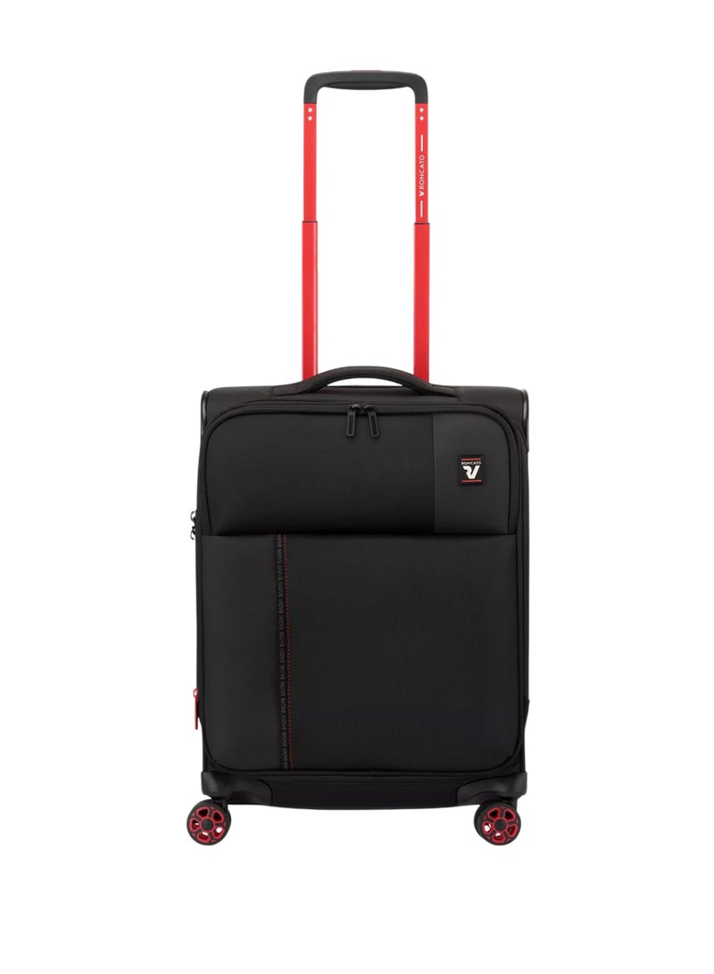Roncato Fabric Trolley 3 Piece Luggage Set 415350-3P Expandable Soft Suitcase Set with TSA Lock & 4 Double Spinner Wheels - Image 3