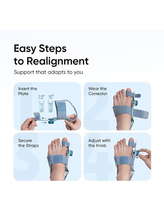 Bunion Corrector – Adjustable Toe Straightener with Gel Cushion – Pain Relief & Alignment Splint for Daily Comfort - Image 5