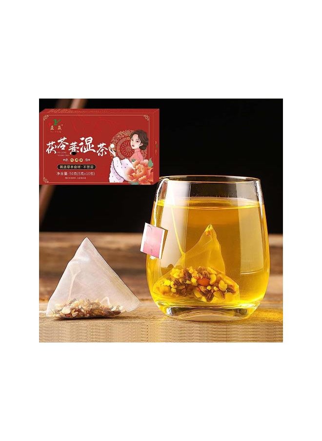 Body Dampness Clearing Herbal Tea, Poria Herbal Tea, Herbal Stone Clearing Tea, Dampness Removing Tea, Nourish the Liver and Protect the Liver, Chinese Nourishing Liver Tea (5Box/50Bags) - pzsku/Z9729A7424EF4A241B154Z/45/_/1732939810/9c803911-dca8-471c-b0bc-19ba0f582c11