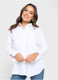 Ginger Oversize Poplin Shirt  - Image 1