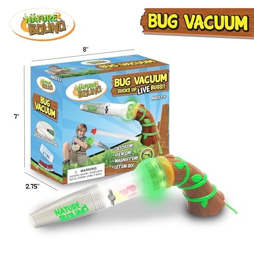Nature Bound Bug Catcher Toy EcoFriendly Bug Vacuum Catch and Release IndoorOutdoor Play Ages 3 to 12 Complete Kit for Kids Upgraded Style - Image 5