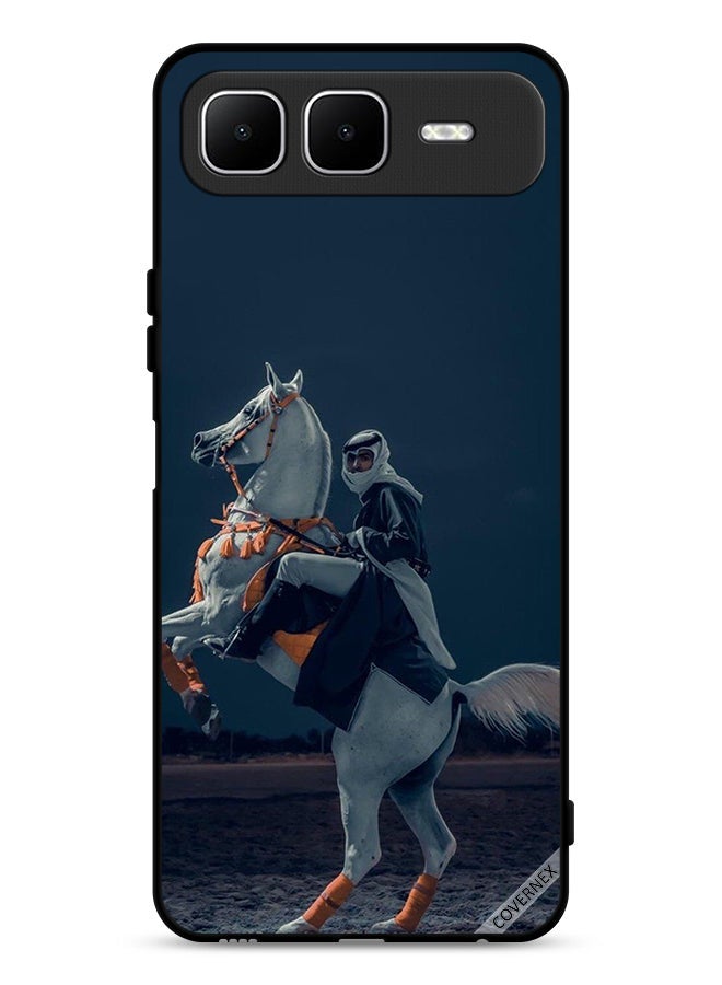 Covernex Infinix Smart 10 Plus Protective Case Cover Young Man On Horse