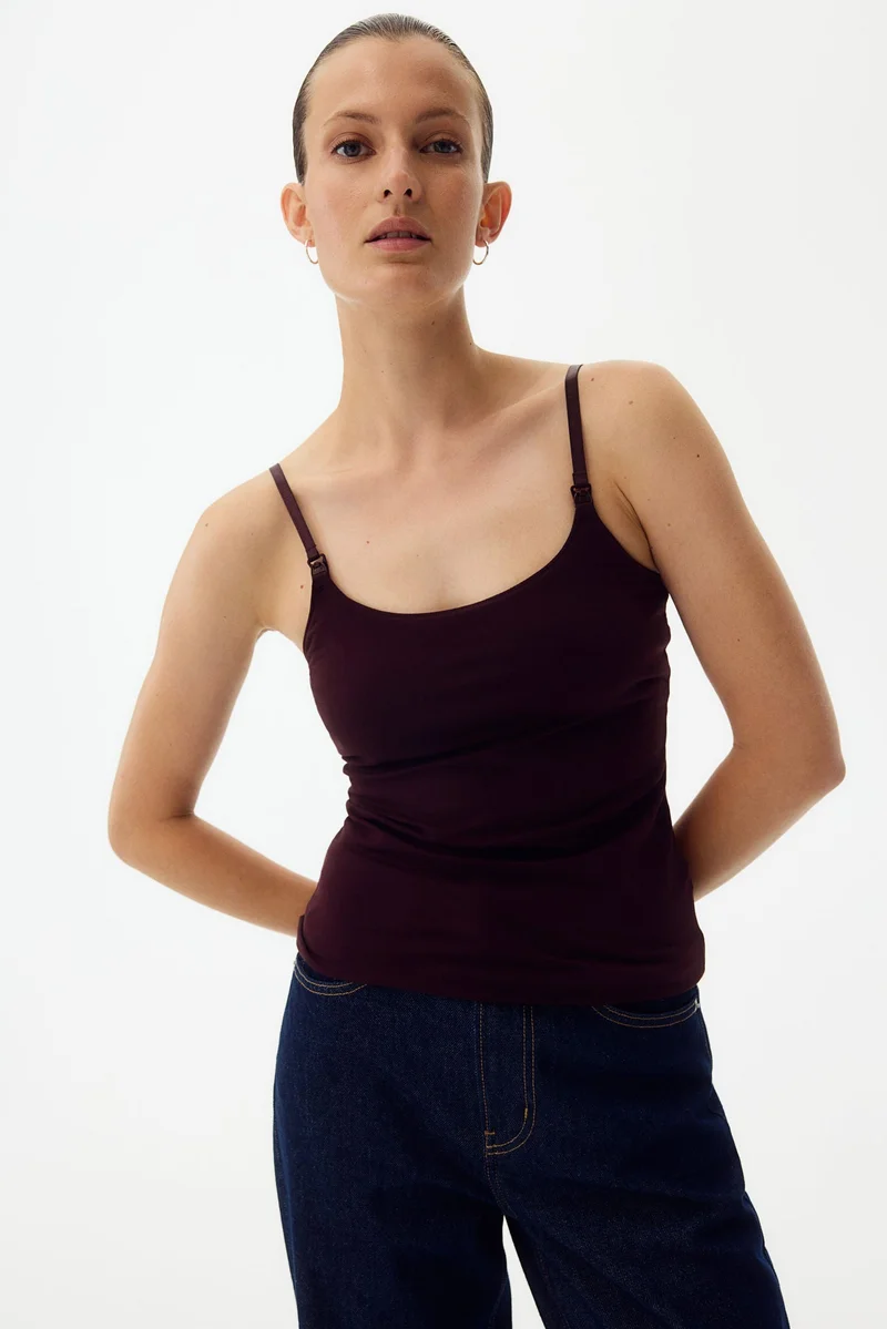 H&M MAMA 3-pack nursing vest tops