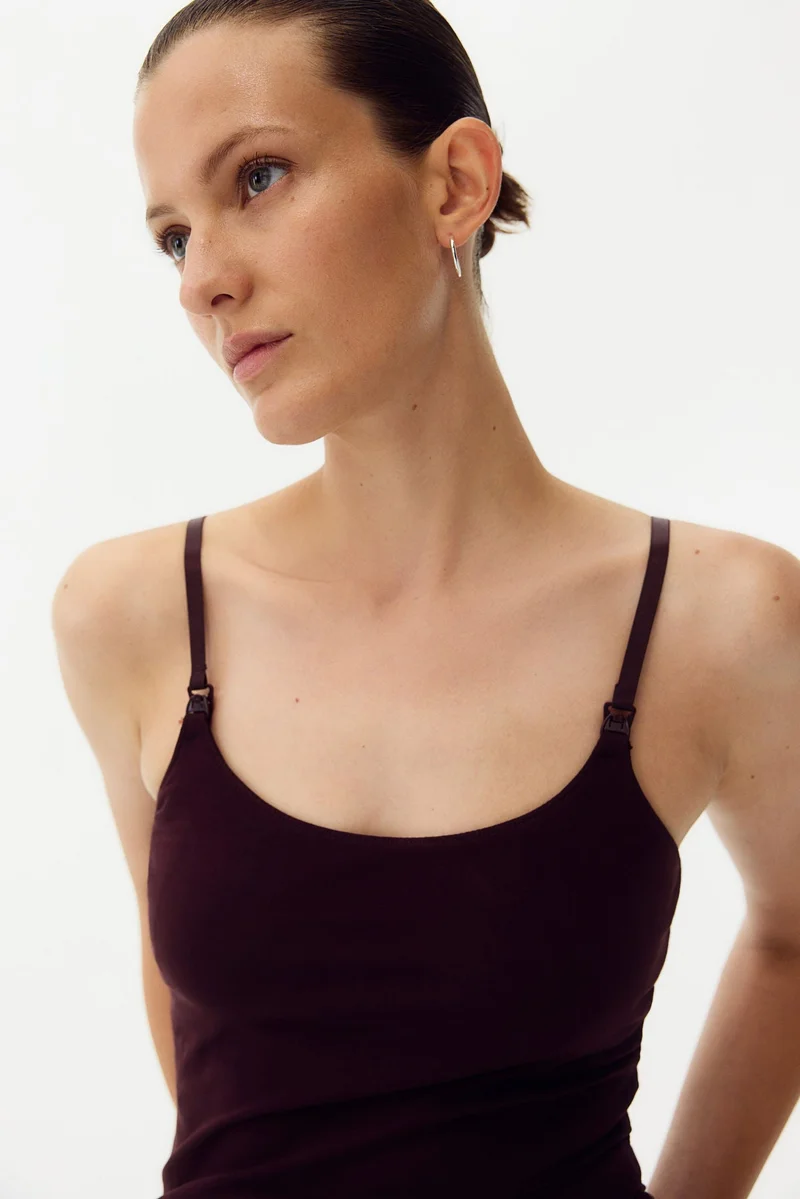 H&M MAMA 3-pack nursing vest tops