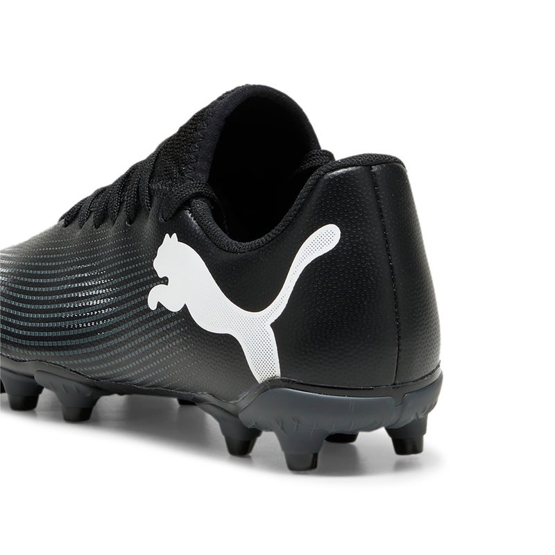 PUMA FUTURE 7 PLAY FG/AG Youth Unisex Black Football Boots - Image 3