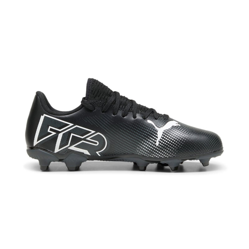 PUMA FUTURE 7 PLAY FG/AG Youth Unisex Black Football Boots - Image 5
