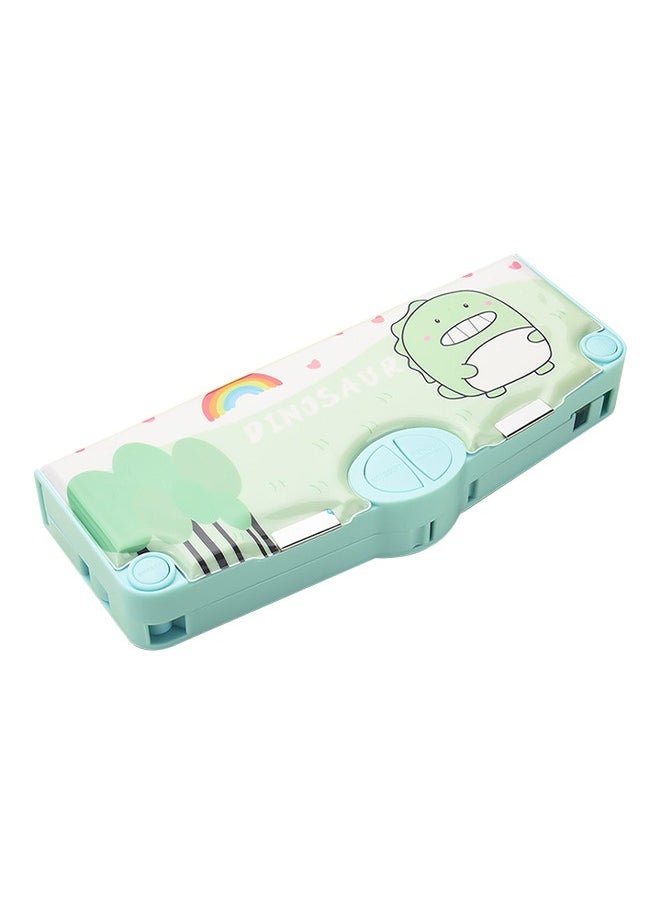 Generic Interesting Cartoon Pattern Pencil Case, Multifunctional Large Capacity Stationery Pouch with Timetable Placement Area, Multiple Independent Compartments, Suitable for School and Travel  - Image 1