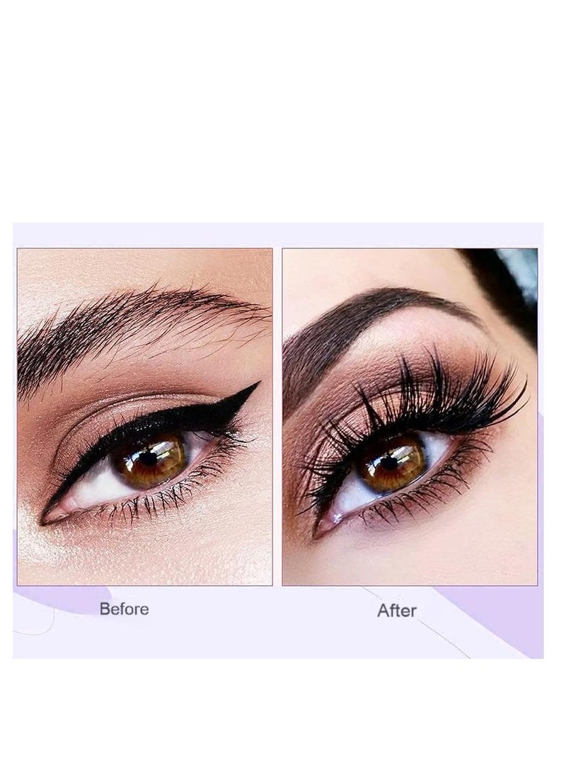 High volume DD curvature nutrual false eyelashes for party and daily makeup DH06-05 - Image 4