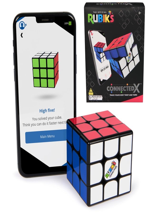 Rubik's Cube ConnectedX Bluetooth Puzzle Cube & Brain Teaser Fidget Toy - Image 1