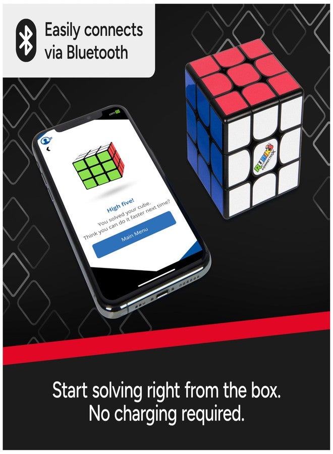 Rubik's Cube ConnectedX Bluetooth Puzzle Cube & Brain Teaser Fidget Toy - Image 5