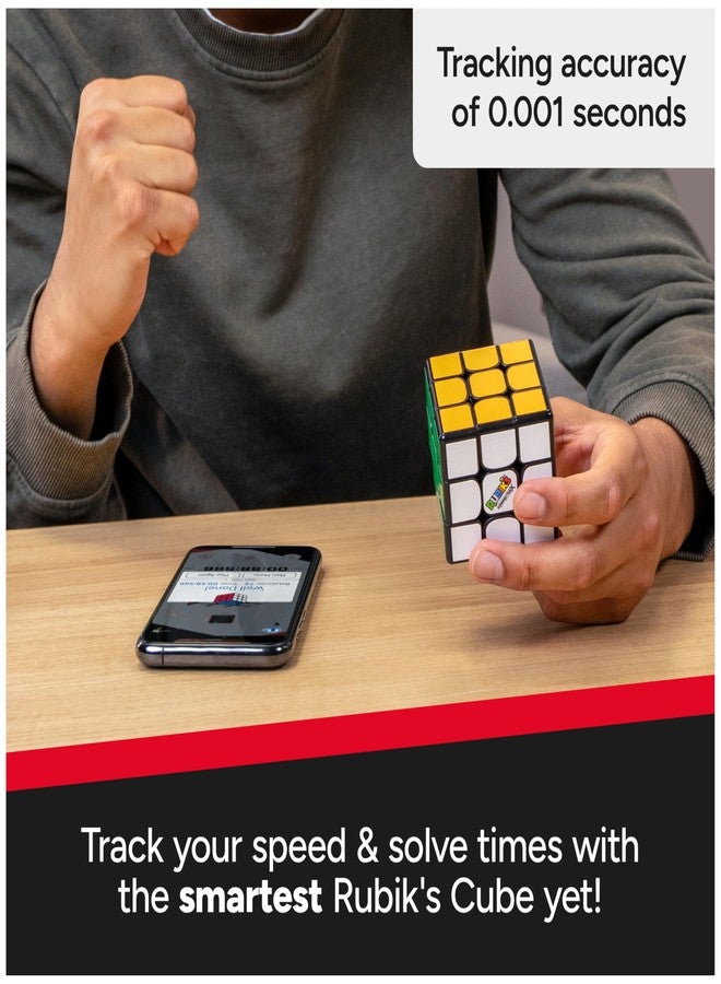 Rubik's Cube ConnectedX Bluetooth Puzzle Cube & Brain Teaser Fidget Toy - Image 4