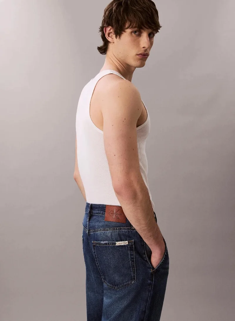 Calvin Klein CELTIC SEA 90s Taper Cropped Jeans for Men | Best Price UAE
