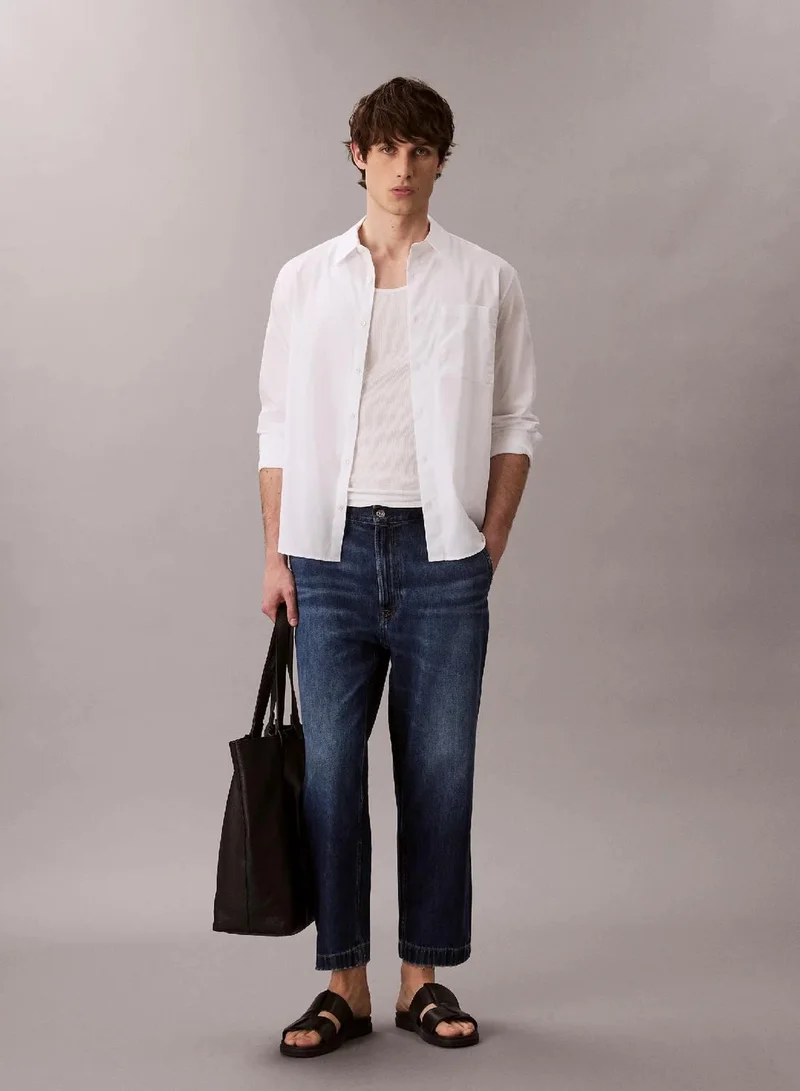 90s Taper Cropped Jeans