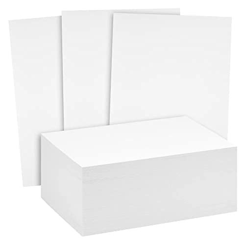 Reskid White Thick Paper Cardstock - 80 lb Card Stock (216 gsm) | 8.5 x 11 inch | 50 Sheets | Heavyweight Cover Stock for Business Cards, Art, Invitations, Stationery Printing (80lb) - Image 2