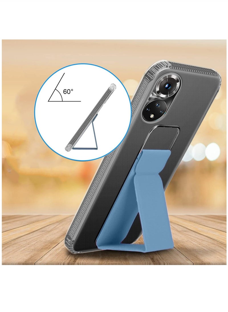 Wtech TPU Hand Grip Air Pillow Case Cover For Honor 50 5G 2021 Clear/Sky Blue - Image 2