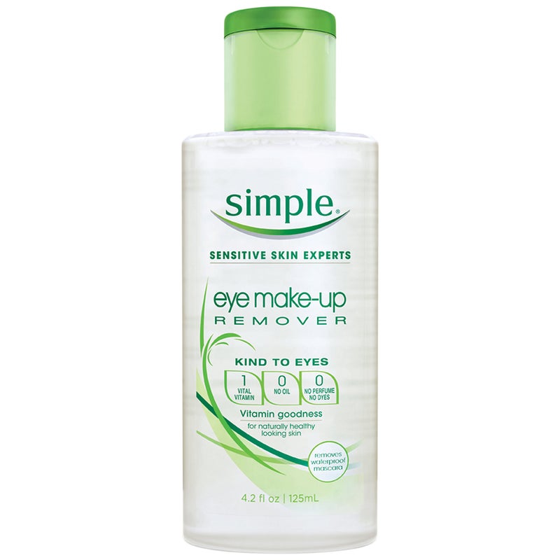 Simple Kind to Eyes Eye Makeup Remover, Eye Makeup Remover, 4.2 oz - Image 1