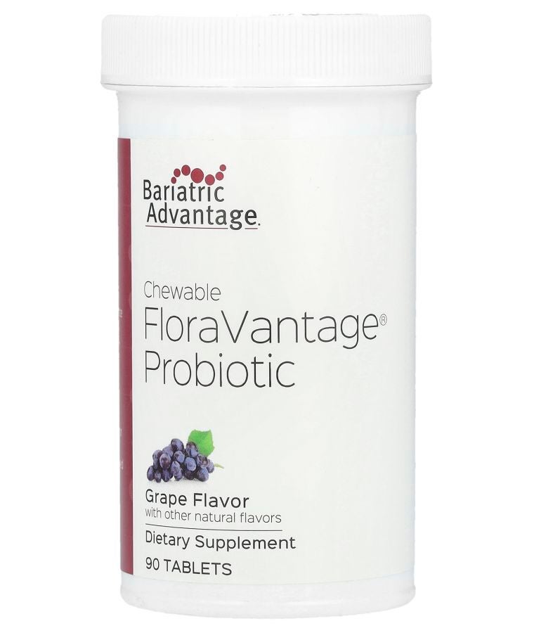 Bariatric Advantage Chewable FloraVantage Probiotic Grape 90 Tablets