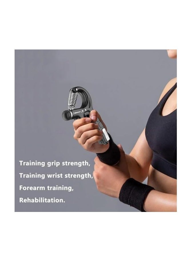 جهاز تمارين القوة GRIP مع عداد ذكي مضاد للانزلاق - مثالي لبناء العضلات وتقوية الساعد والأصابع - Image 2