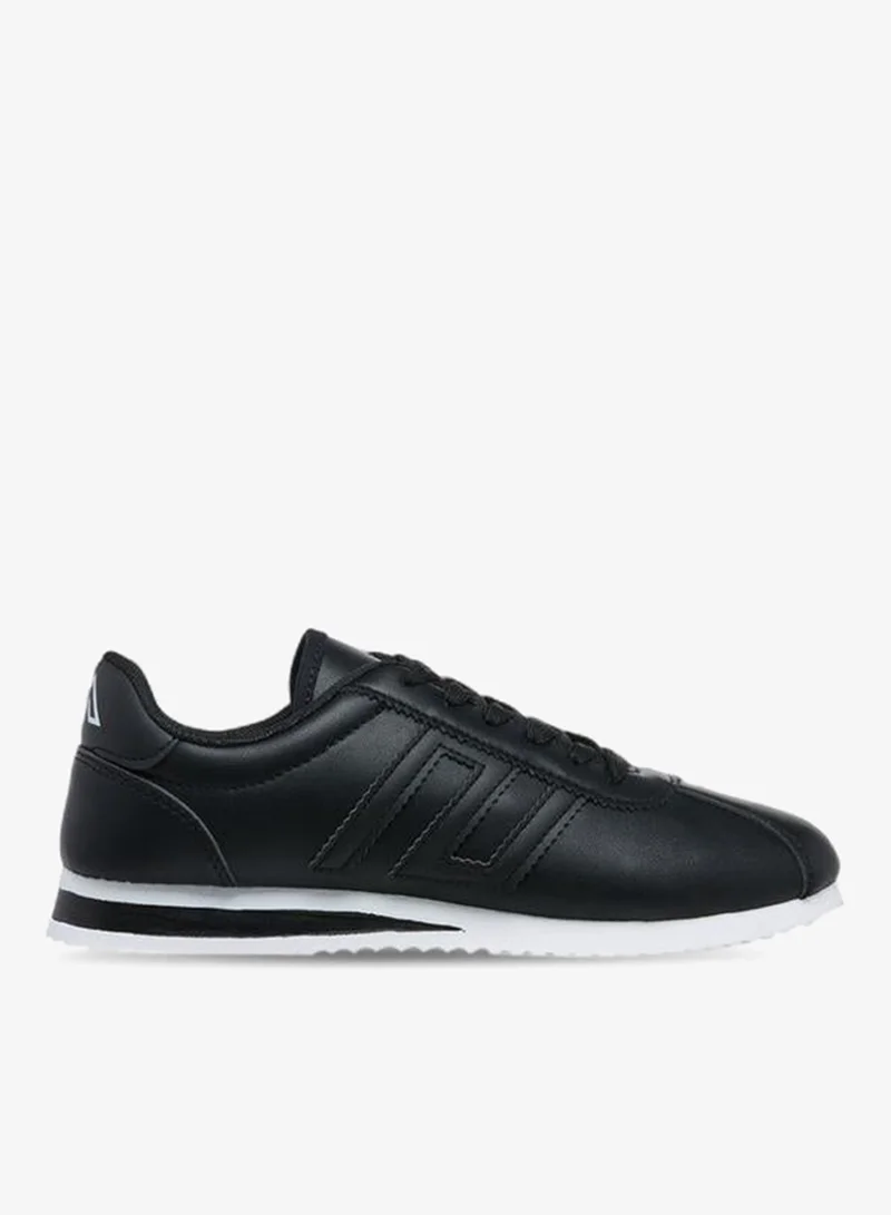 Panelled Lace-Up Sneakers