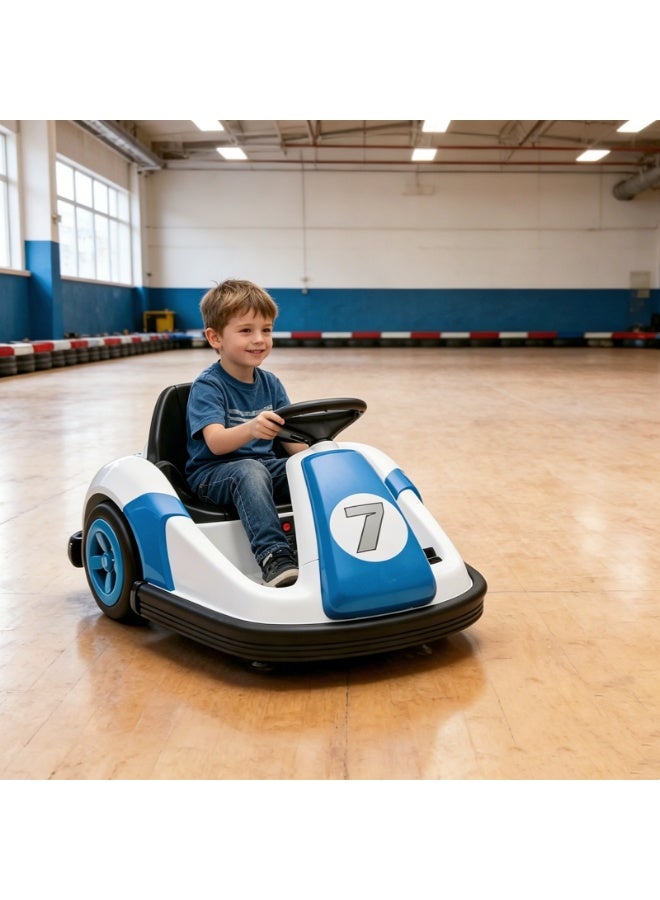 NEWLAN Indoor and Outdoor Kids Ride on Bumper Car - Stable Anti - Tip Design, Sturdy Frame, Easy to Clean and Install, Perfect for Playtime. 69*54*46.5cm - Image 1
