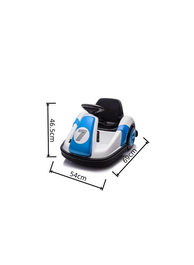 NEWLAN Indoor and Outdoor Kids Ride on Bumper Car - Stable Anti - Tip Design, Sturdy Frame, Easy to Clean and Install, Perfect for Playtime. 69*54*46.5cm - Image 3