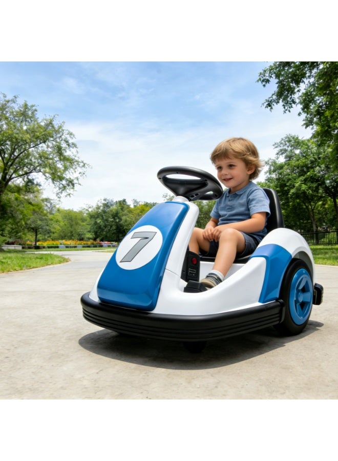 NEWLAN Indoor and Outdoor Kids Ride on Bumper Car - Stable Anti - Tip Design, Sturdy Frame, Easy to Clean and Install, Perfect for Playtime. 69*54*46.5cm - Image 4
