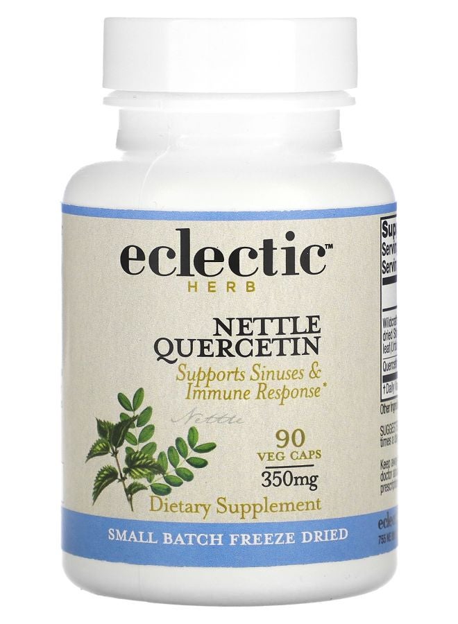 Eclectic Nettle Quercetin 350 mg 90 Veg Caps (175 mg per Capsule)