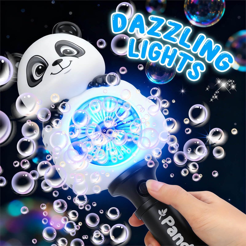 Britik Bubble Wands for Kids Ages 4-8 Years Old: Light Up Bubble Machine Bubble Wand for Parties Outside Toys for Toddlers 3-5 Automatic Bubble Machine Rechargeable Gifts for 3 + Year Old Girl Boy - Image 4