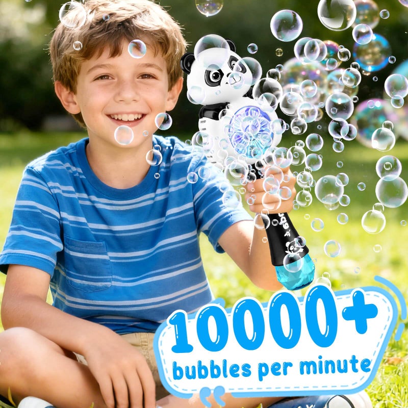 Britik Bubble Wands for Kids Ages 4-8 Years Old: Light Up Bubble Machine Bubble Wand for Parties Outside Toys for Toddlers 3-5 Automatic Bubble Machine Rechargeable Gifts for 3 + Year Old Girl Boy - Image 2