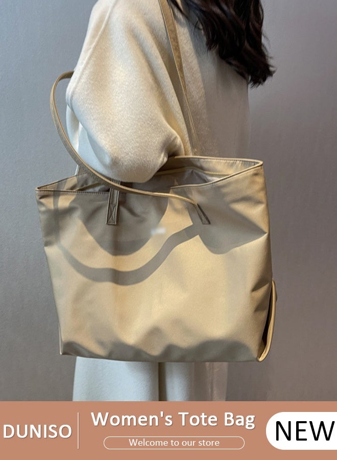 DUNISO Women's Shoulder Tote Bag Nylon Handbag For Women Large Capacity Bucket Bag Fashionable Travel Messenger Shoulder Bag For Ladies Girls College Students - Image 1