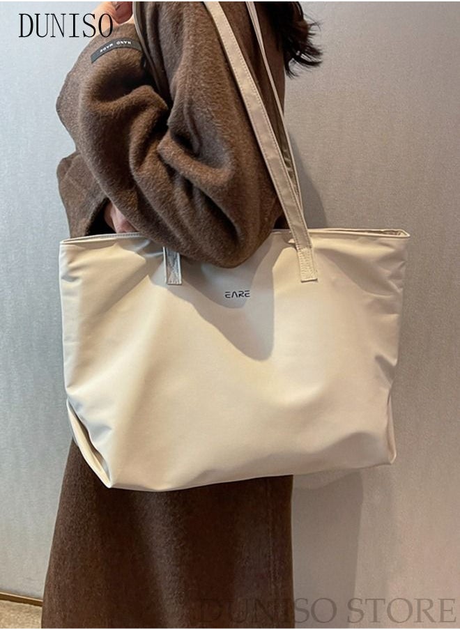 DUNISO - Women's Shoulder Tote Bag Nylon Handbag For Women Large Capacity Bucket Bag Fashionable Travel Messenger Shoulder Bag For Ladies Girls College Students - Image 1