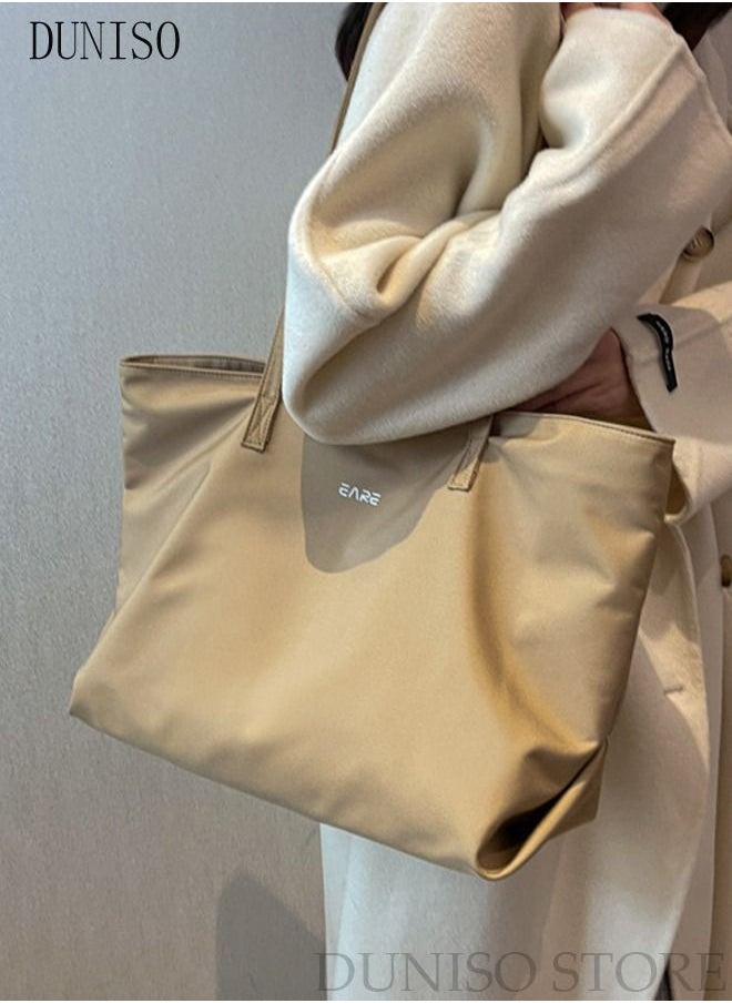 DUNISO - Women's Shoulder Tote Bag Nylon Handbag For Women Large Capacity Bucket Bag Fashionable Travel Messenger Shoulder Bag For Ladies Girls College Students - Image 1