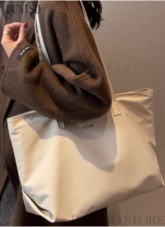 DUNISO - Women's Shoulder Tote Bag Nylon Handbag For Women Large Capacity Bucket Bag Fashionable Travel Messenger Shoulder Bag For Ladies Girls College Students - Image 1