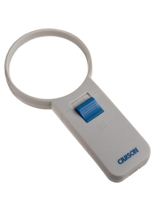 Carson Illuminated LED Lighted 4x Hand Held 3.0'' Aspheric Magnifier (SV-40) - Image 1