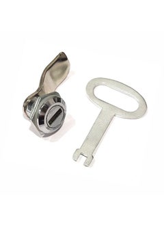 KAMSTEALTH KAMSTEALTH Panel Lock with Key Zinc Chrome Material Electric Control Panel Lock with Key for Multipurpose use Minus Type Penal Lock Key  - Image 1