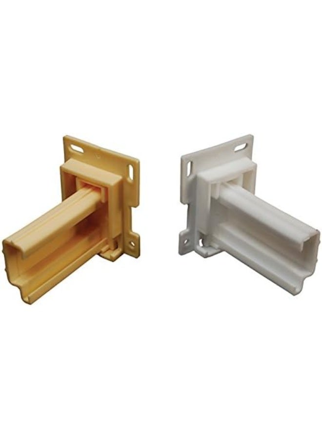 RV Designer H307, Drawer Slide Socket Set, ¾” Slide-Channel with raised edge (1-1/8” total), Cabinet Hardware - Image 2