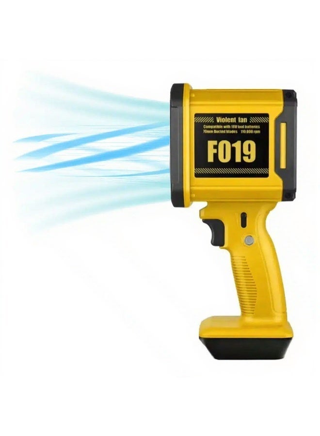 FUSIONPULSE Jet Fan Turbo Air Blower Gun & Flash Light Small Hand Fan Cordless, Super Power AirDuster, 110,000 RPM Portable Turbo Fan-FUSIONPULSE - Image 1