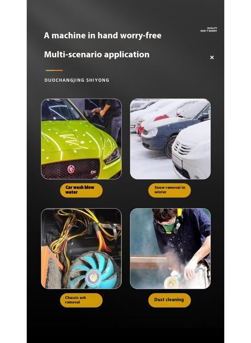 FUSIONPULSE Jet Fan Turbo Air Blower Gun & Flash Light Small Hand Fan Cordless, Super Power AirDuster, 110,000 RPM Portable Turbo Fan-FUSIONPULSE - Image 5