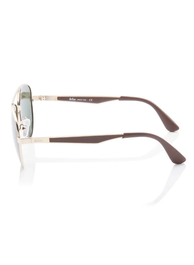Lee Cooper Polarized Sunglasses G15 Frame Gold Mirror Lens 47mm  - LC1220C03
