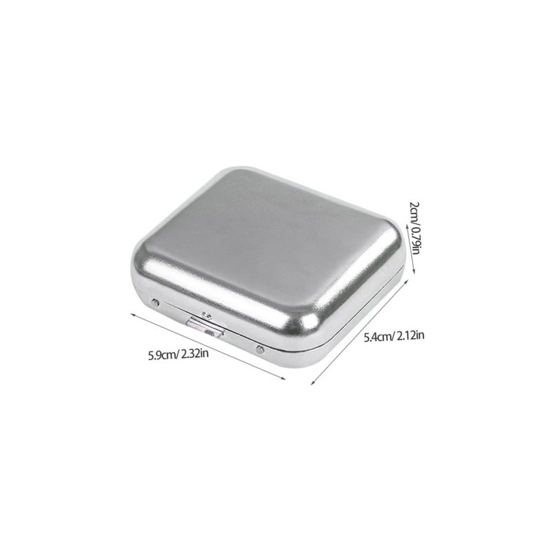 Portable Stainless Steel Ashtray 2pcs With Lid For Car Outdoor Travel - Image 3
