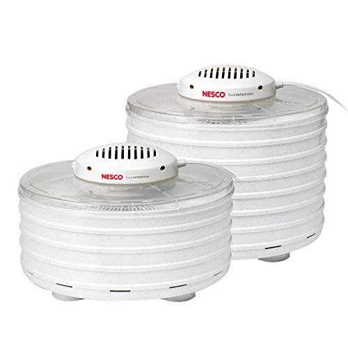 NESCO FD-37 Food Dehydrator, For Snacks, Fruit, Beef Jerky,White/Clear, 4 Trays - Image 2