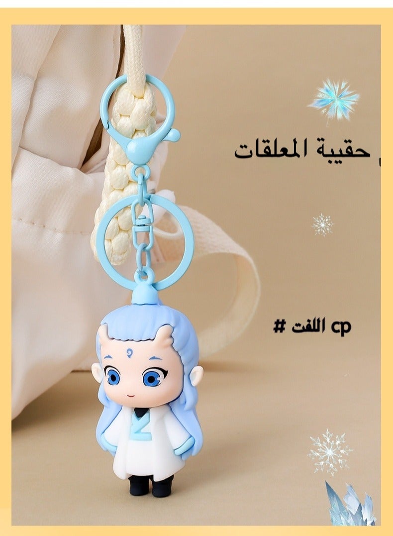 Nezha 2: Demon Child Chaos at Sea Official Merchandise - Cute Keychain, 3D Figurine, Blind Box, Backpack Charm - Chinese Anime Collectible Toy for Kids & Fans  - Image 4