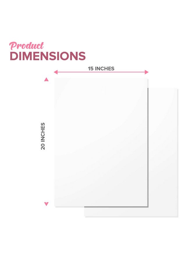 Premium Quality Gift Wrap Paper Premium Quality Gift Wrap Paper Basic Solid White Bulk Tissue Paper 15" x 20" - 100 Sheets - Image 4