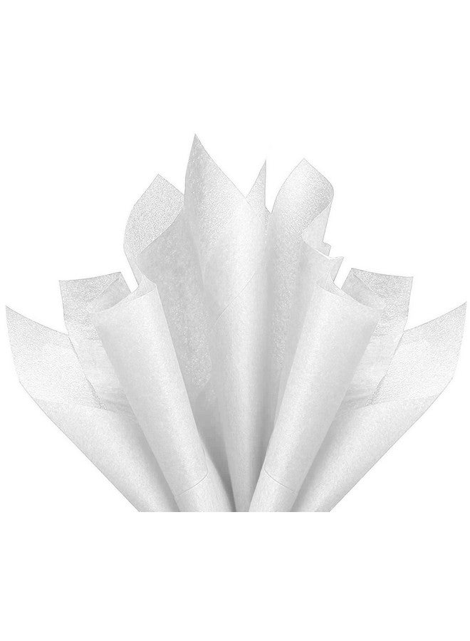 Premium Quality Gift Wrap Paper Premium Quality Gift Wrap Paper Basic Solid White Bulk Tissue Paper 15" x 20" - 100 Sheets - Image 2