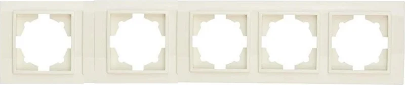 Elbi Zena Cream 5 Piece Frame Dress