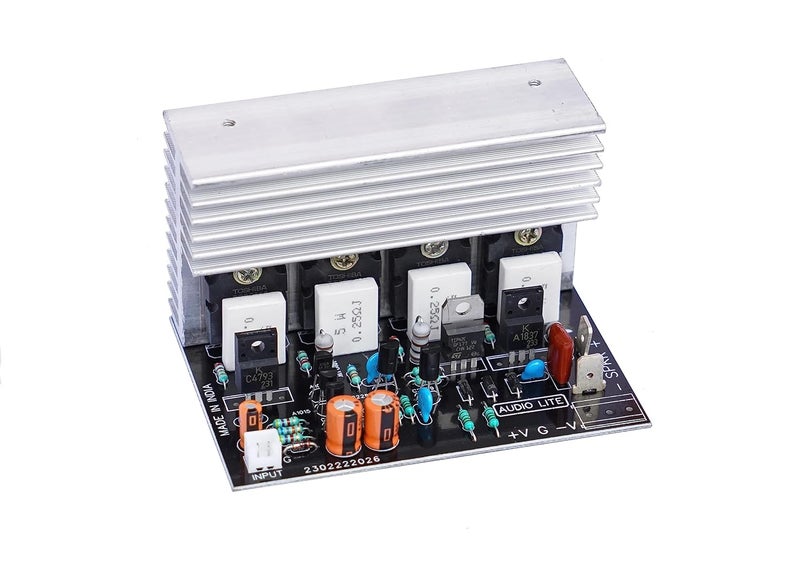 AUDIO LITE 200W Mono Amplifier Board Using 2 Pair of 2SC5200+2SA1943 as Main Output TRANSISTORS. (Complete C-2) - Image 3